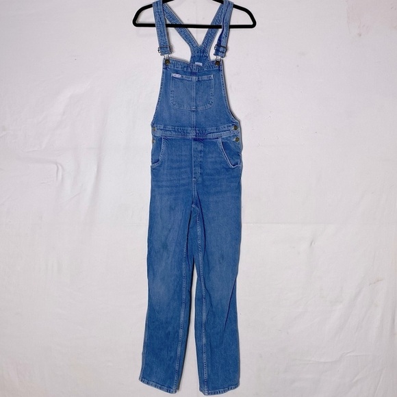 Lee & H&M Blue Denim Overalls XS (Juniors 16) - Picture 1 of 15